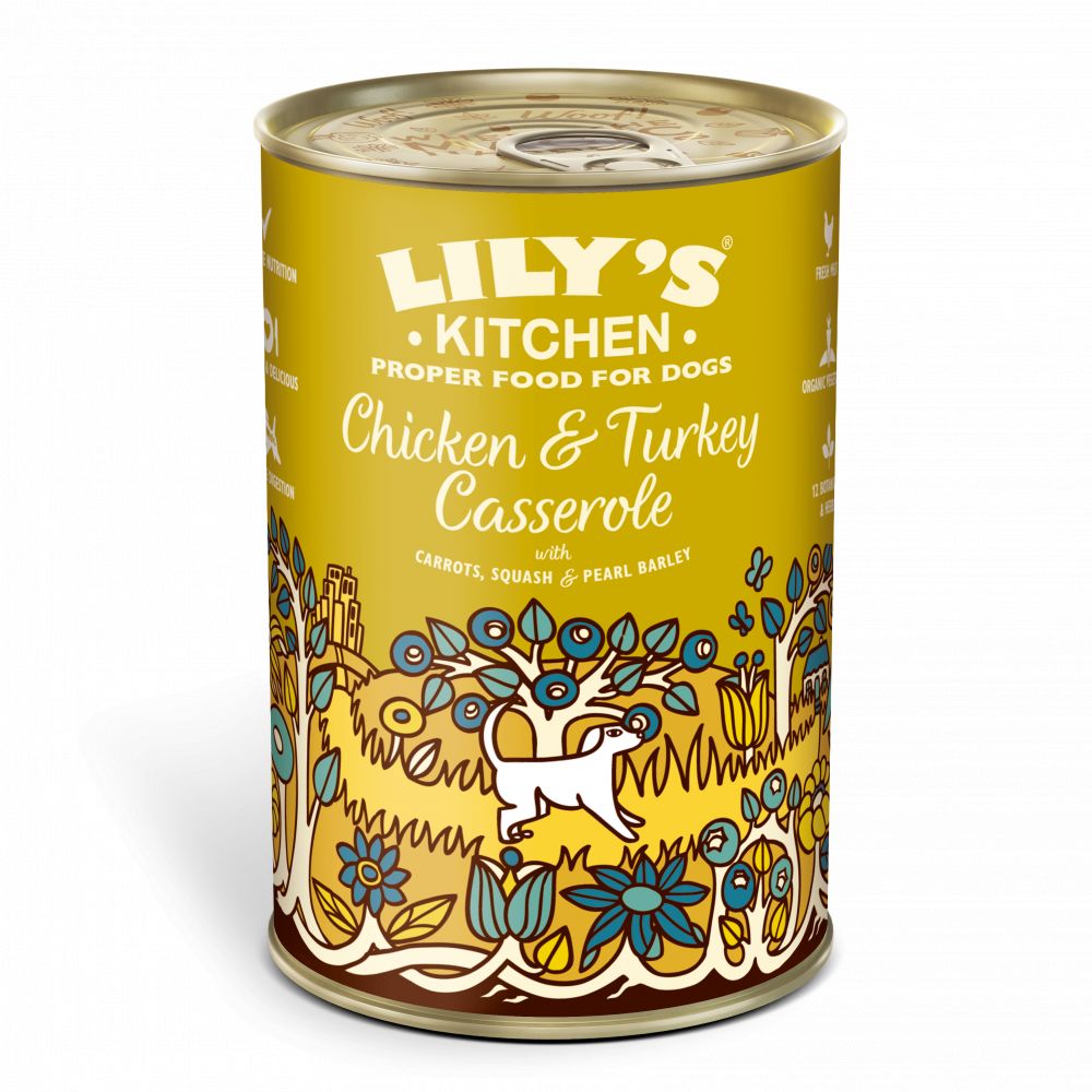 Lily's Kitchen Dog Chicken & Turkey Casserole 6 pack
