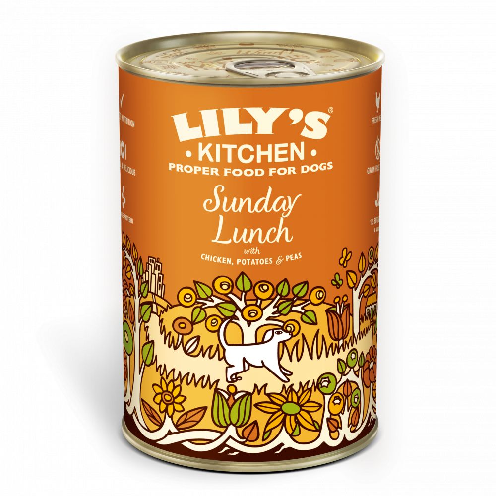 Lily's Kitchen Dog Sunday Lunch 6 x 400g cans pack