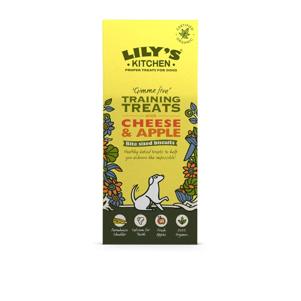 Lily's Kitchen Dog Training Treats Cheese & Apple 80g