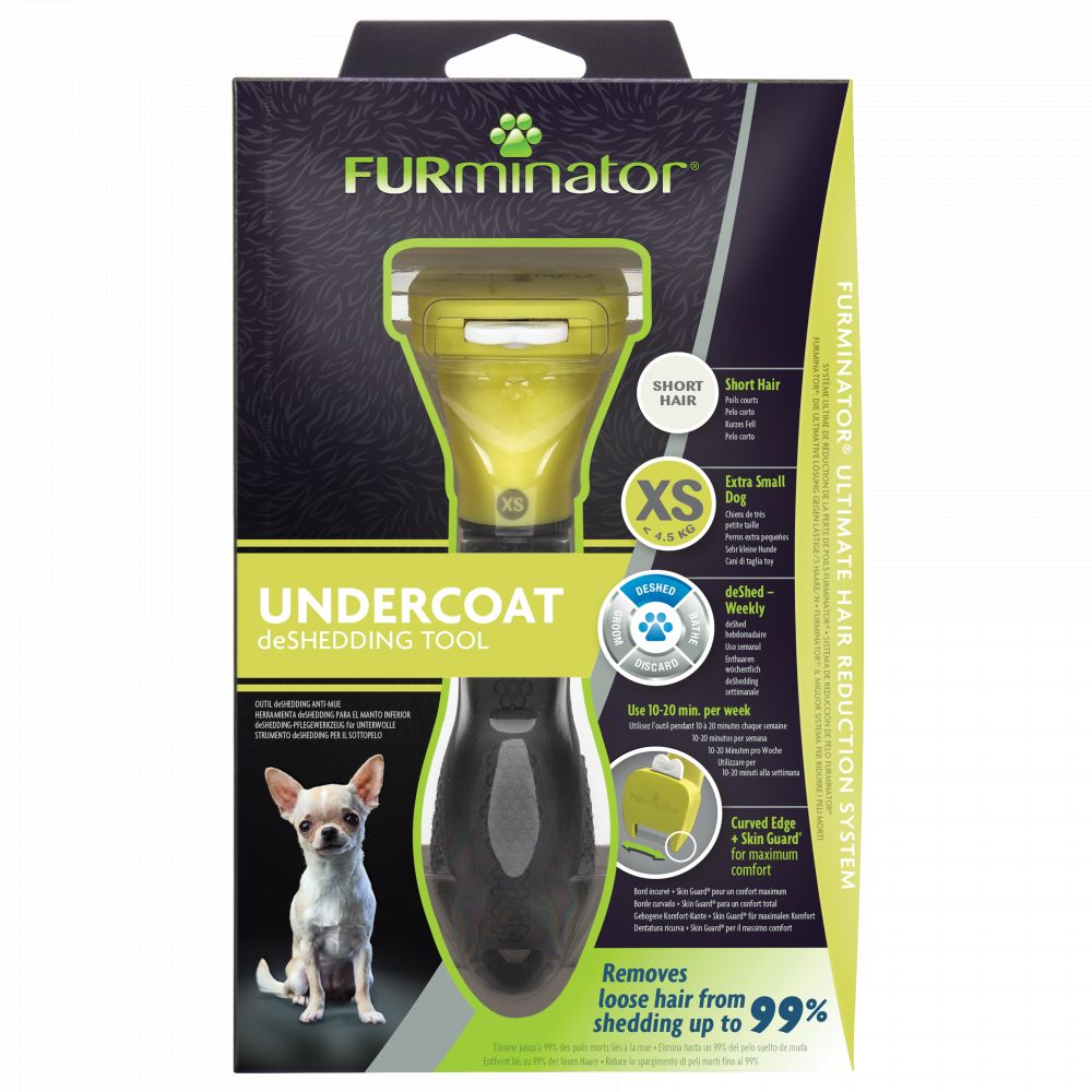 FURminator  Undercoat deShedding Tool for Short Hair Dog XS