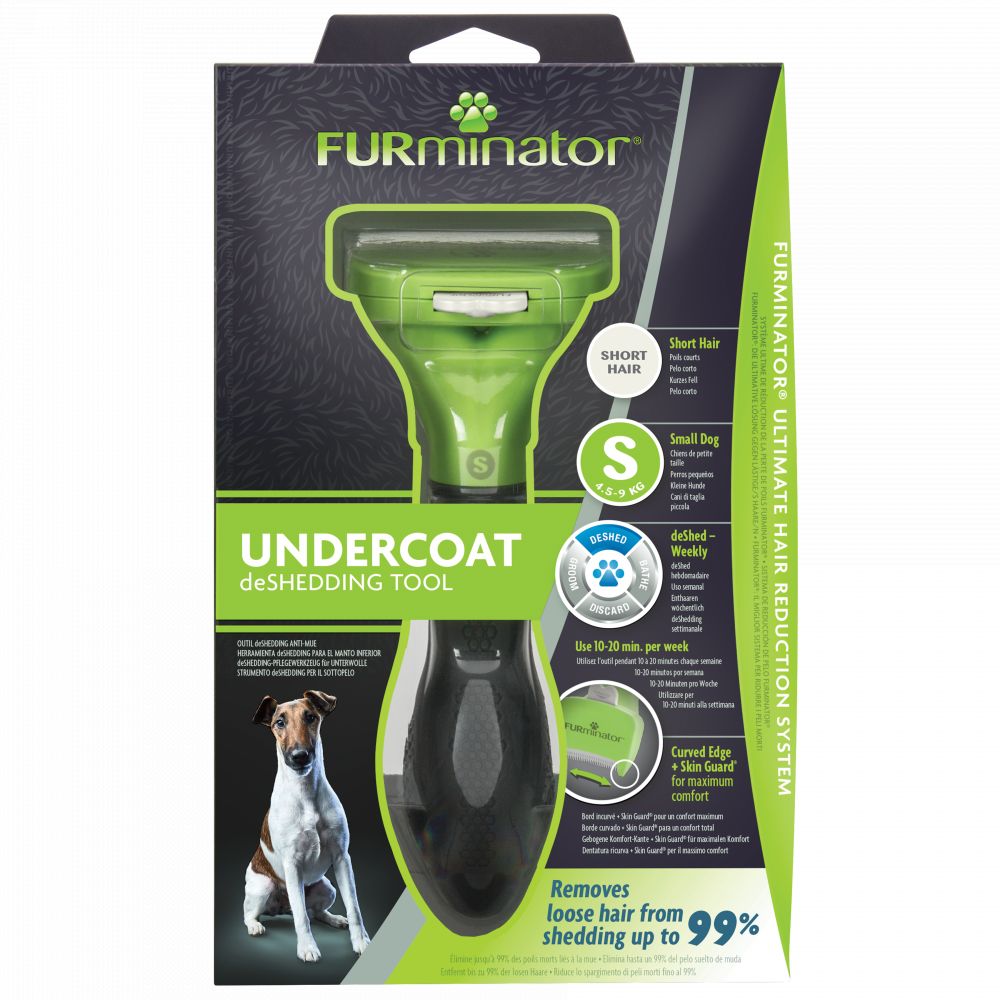 FURminator  Undercoat deShedding Tool for Short Hair Dog Small