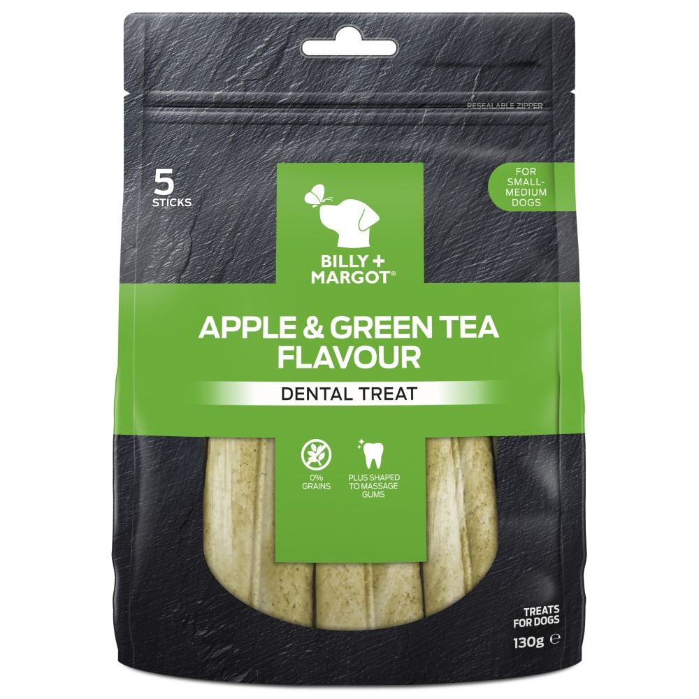 Billy & Margot Dental Treat Apple & Green Tea 