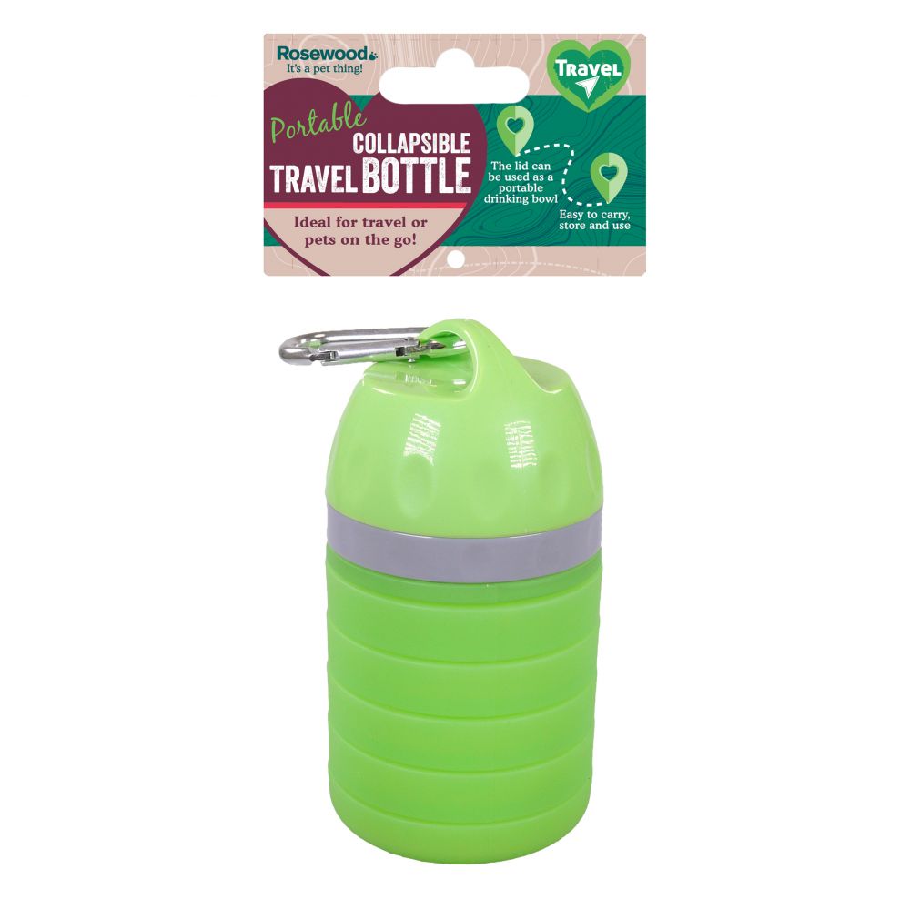 Rosewood Portable Collaspible Travel Bottle