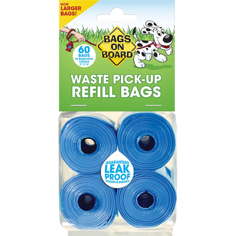 Bags On Board Dog Poo Bags Refill Blue