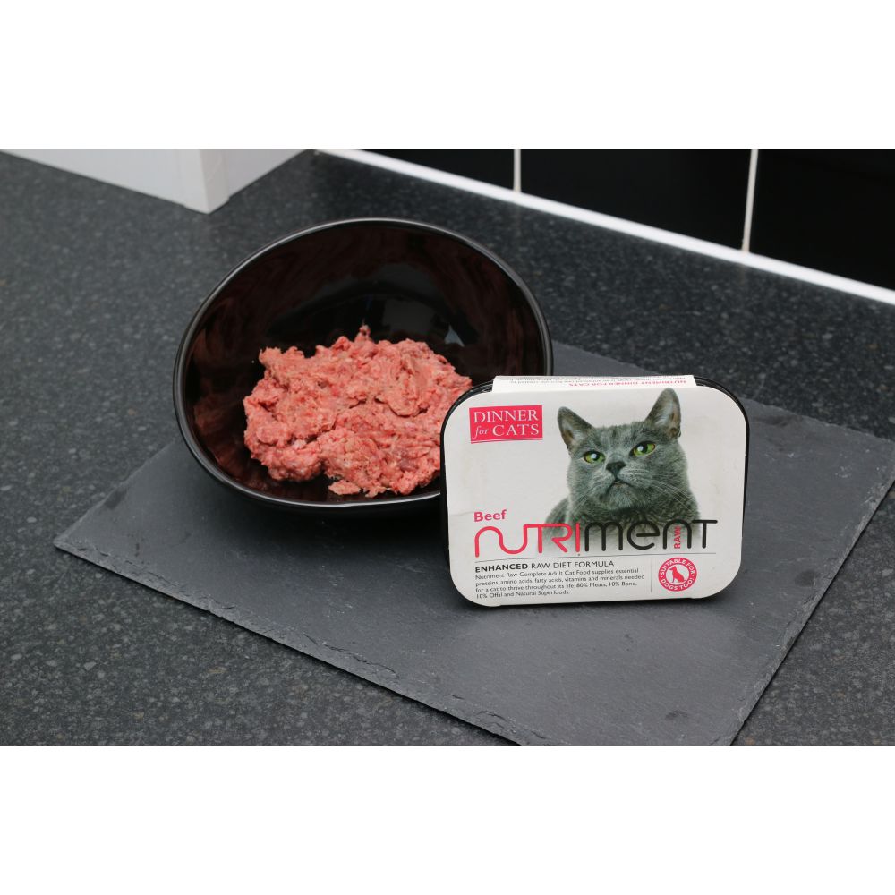Nutriment Cat Adult Beef Dinner 24 pack