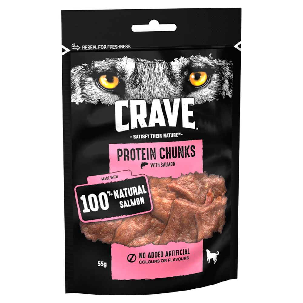 CRAVE Protein Chunks with Salmon