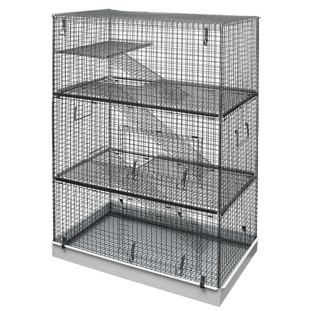 Lazy Bones Wire Rodent Cage Triple Storey