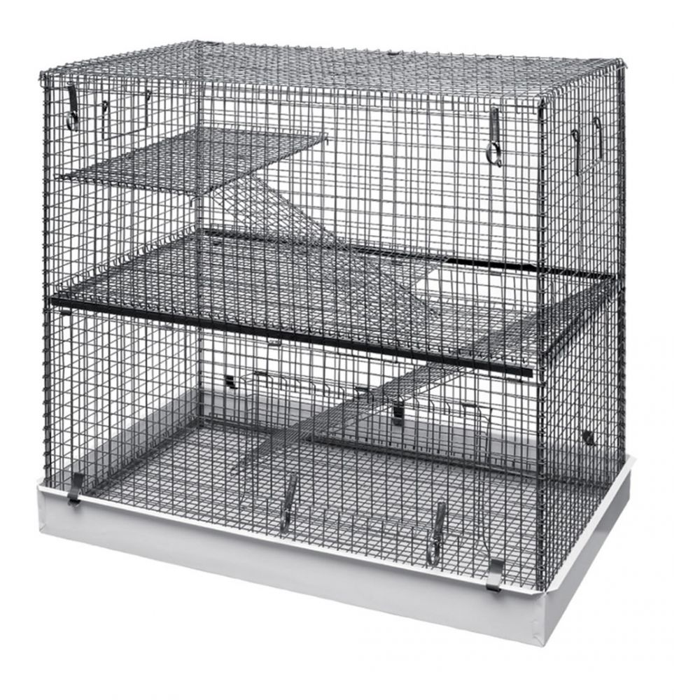 Lazy Bones Wire Rodent Cage Double Storey
