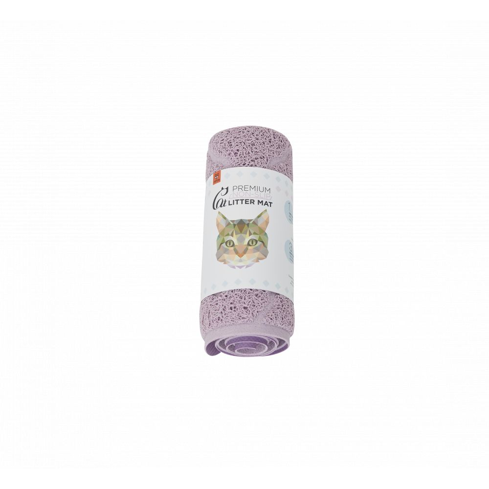 Fofos Cat Litter Mat Nonslip Purple