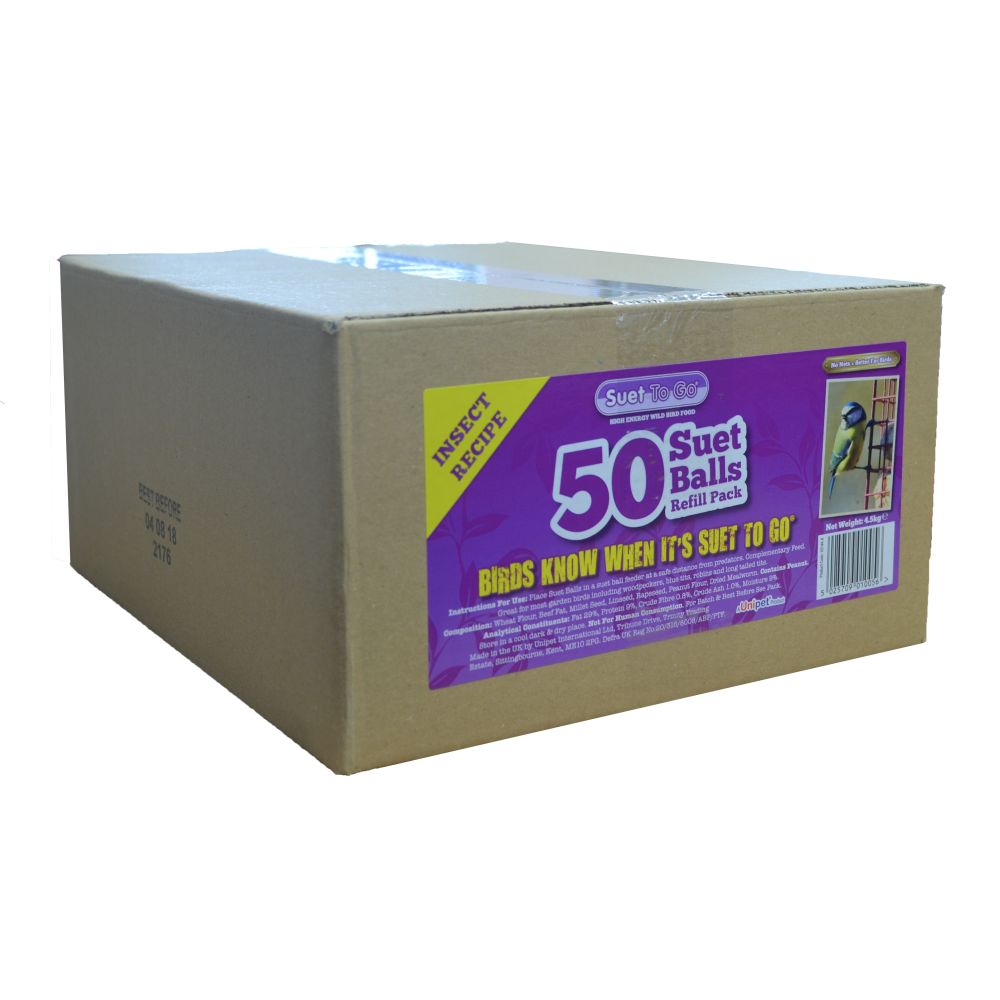 Suet To Go 50 Suet Ball Refill Box 50s