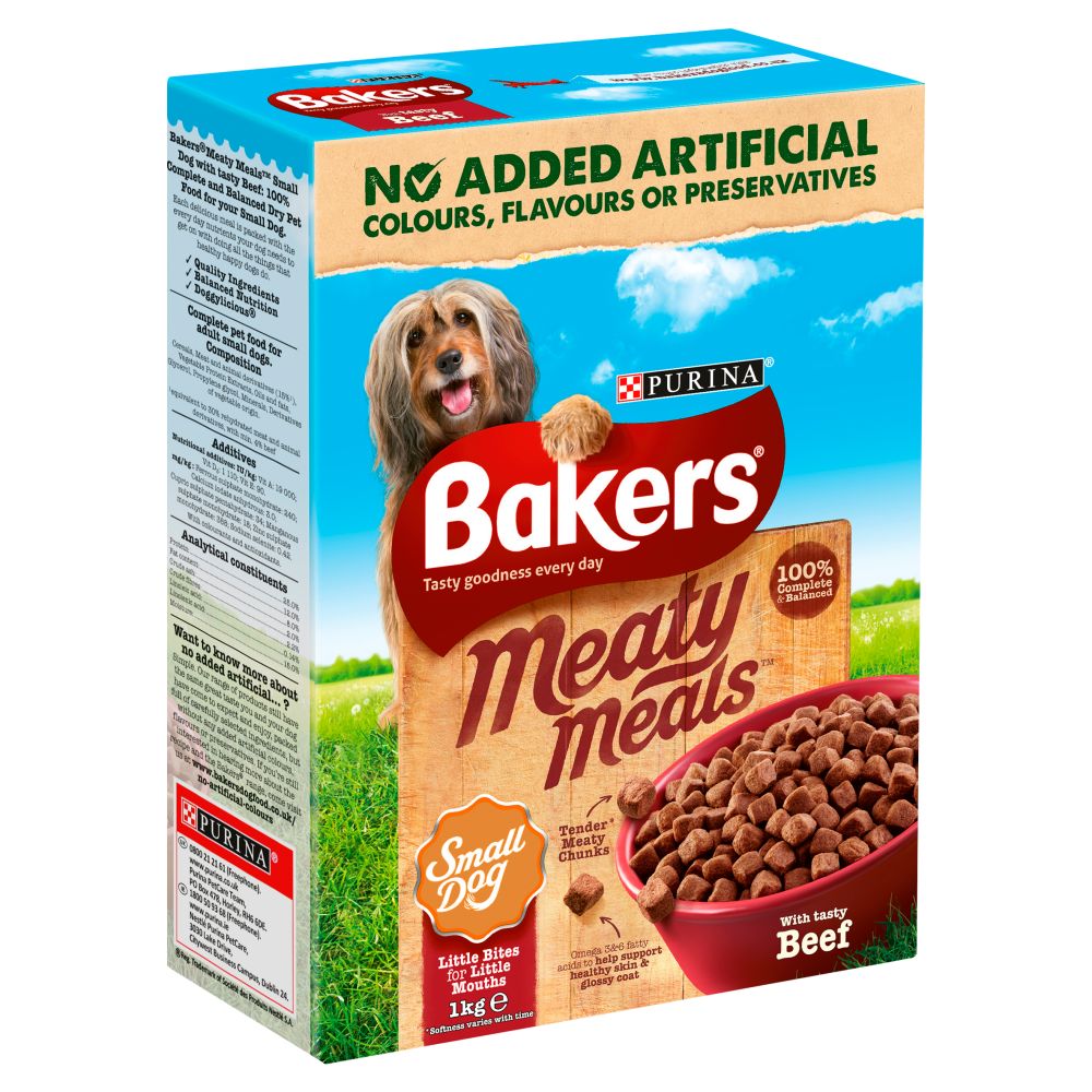 Bakers Meaty Meals Small Dog Beef