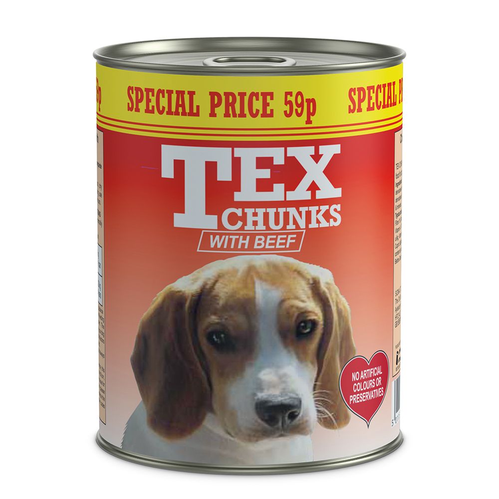 Tex Beef 12 x 400g Special Price 69p per tin 