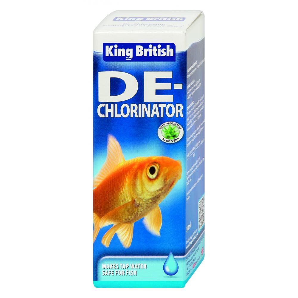 King British De-Chlorinator 50ml (formerly Safe Guard)