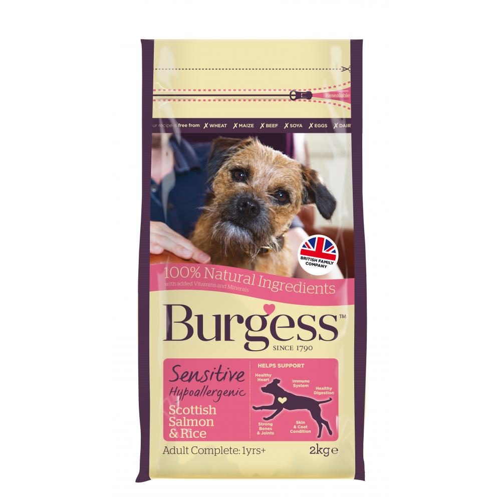 Burgess Sensitive Adult Dog Salmon & Rice